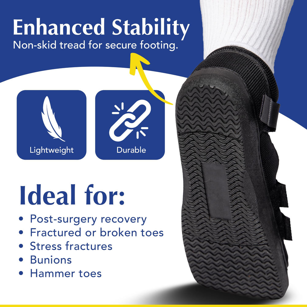 Brace Direct interior y plantilla acolchada para comodidad postoperatoria