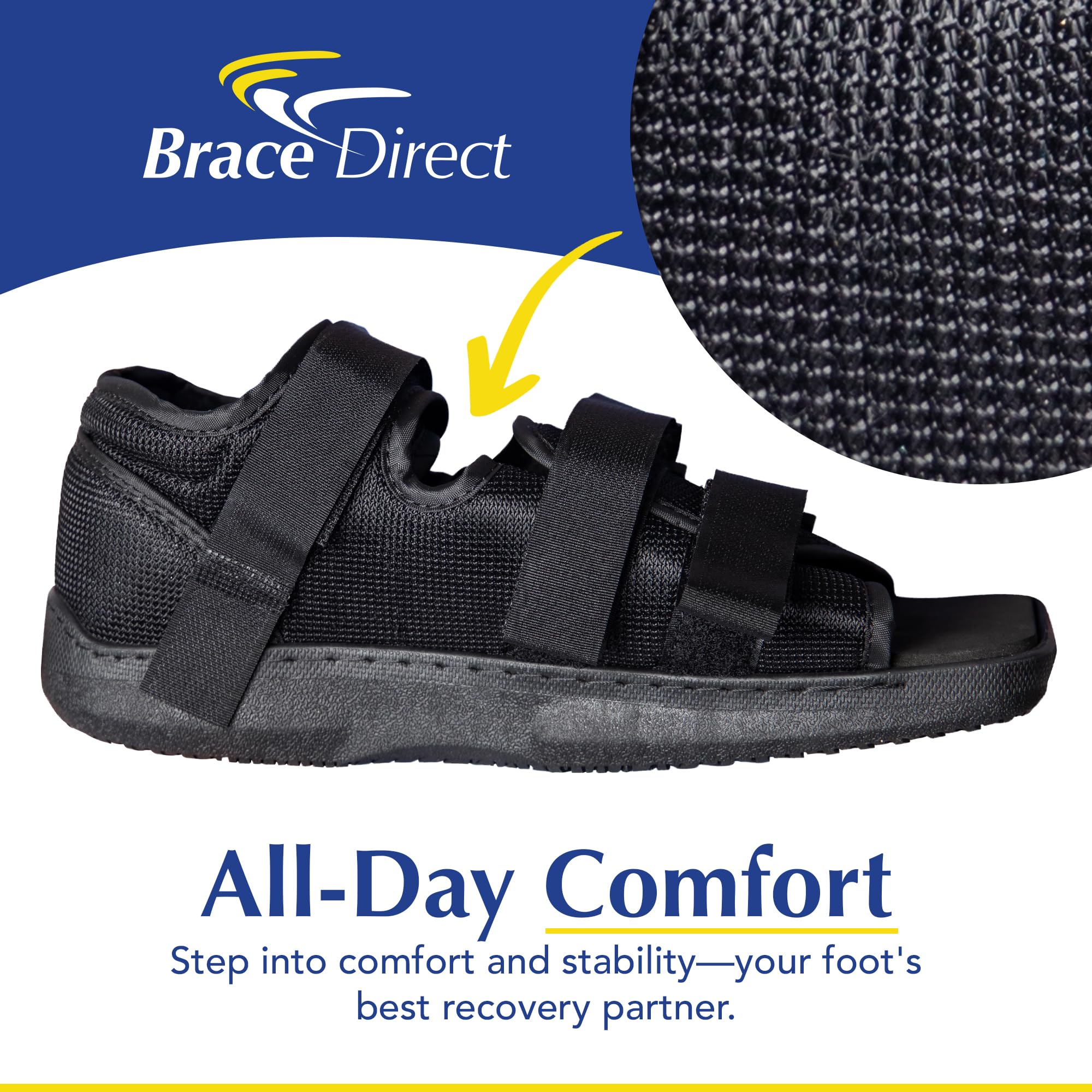 Brace Direct paciente caminando con estabilidad y menor esfuerzo