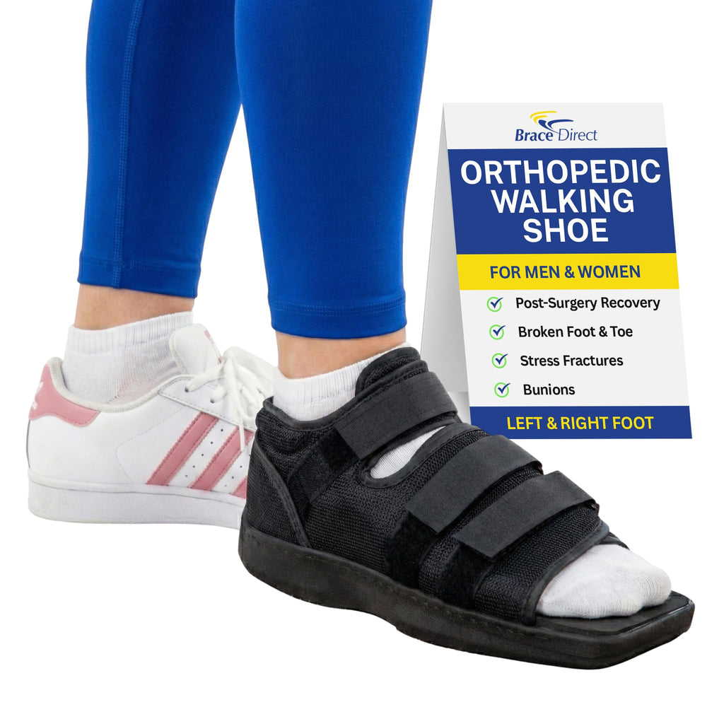 Brace Direct vista frontal del zapato con puntera protectora y soporte