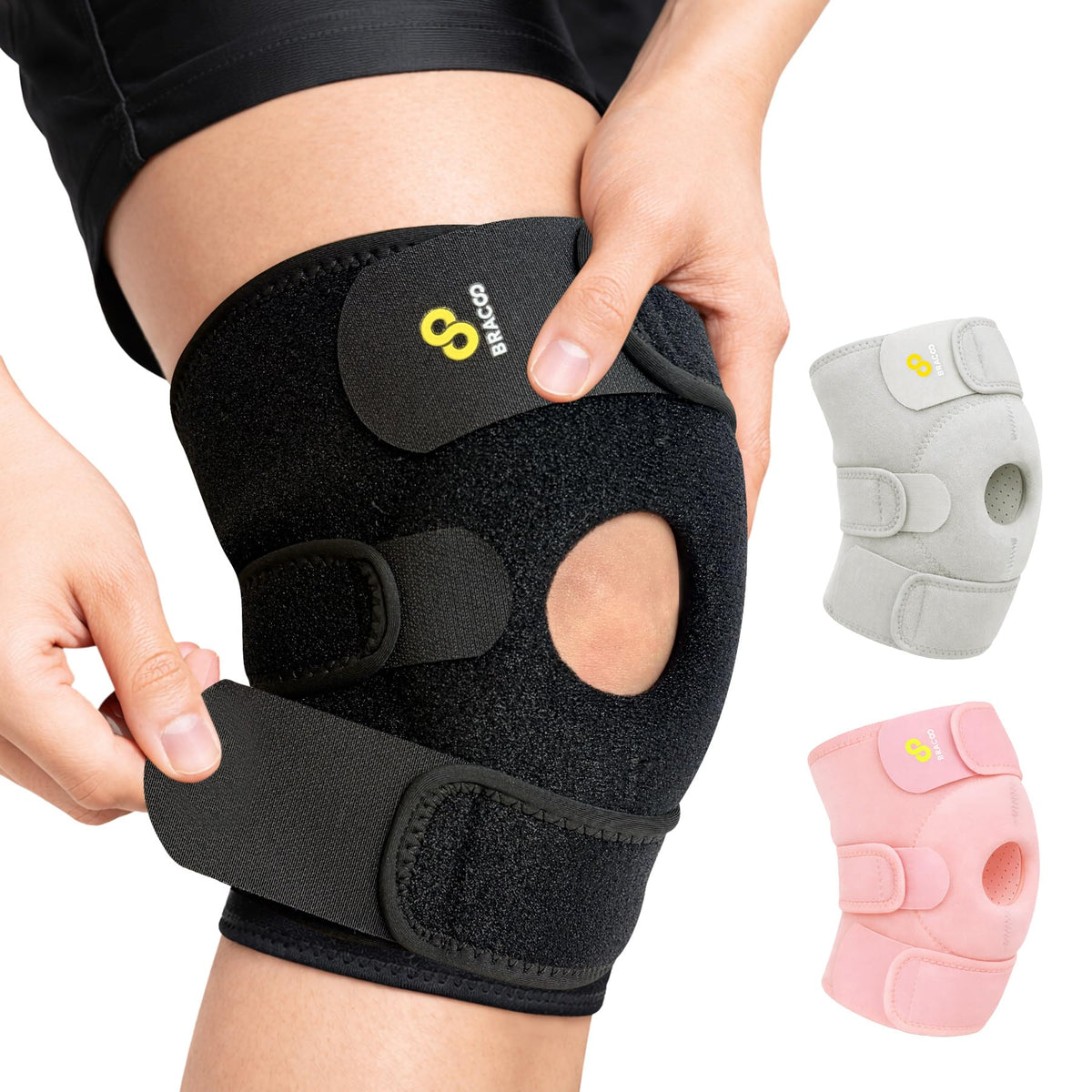 Bracoo KS10 empaque frontal mostrando diseño y talla, ideal para elegir