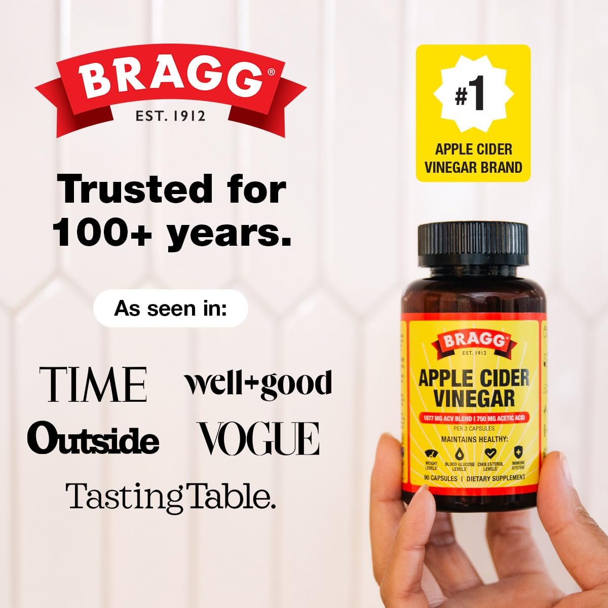 Bragg iconos vegano y sin gluten que indican compatibilidad dietaria