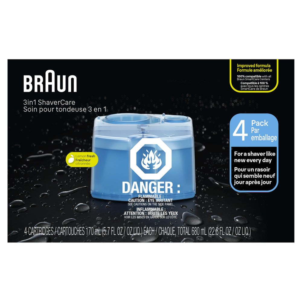 Braun vista superior del cartucho lleno demostrando capacidad