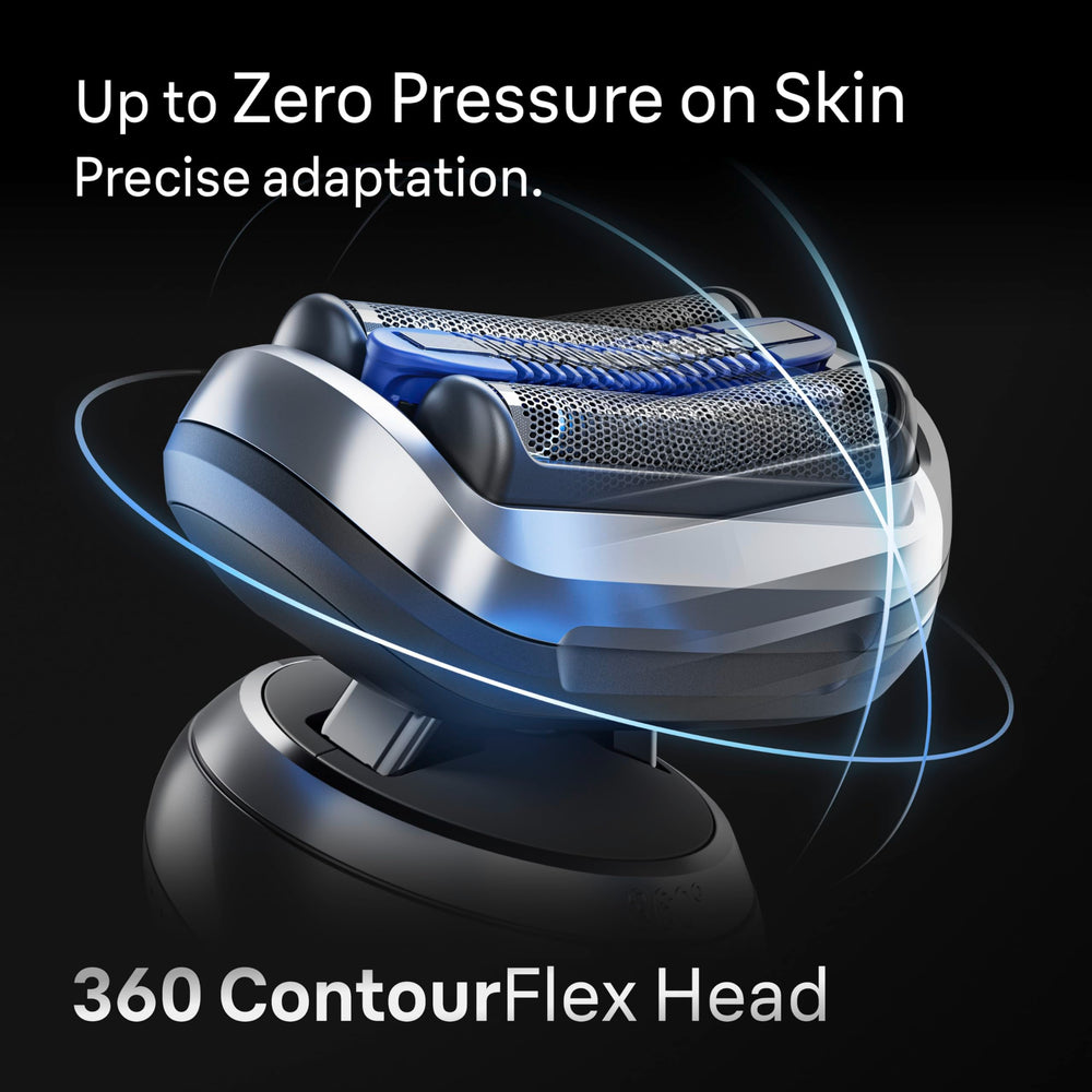 Braun 360° ContourFlex primer plano mostrando adaptación al rostro