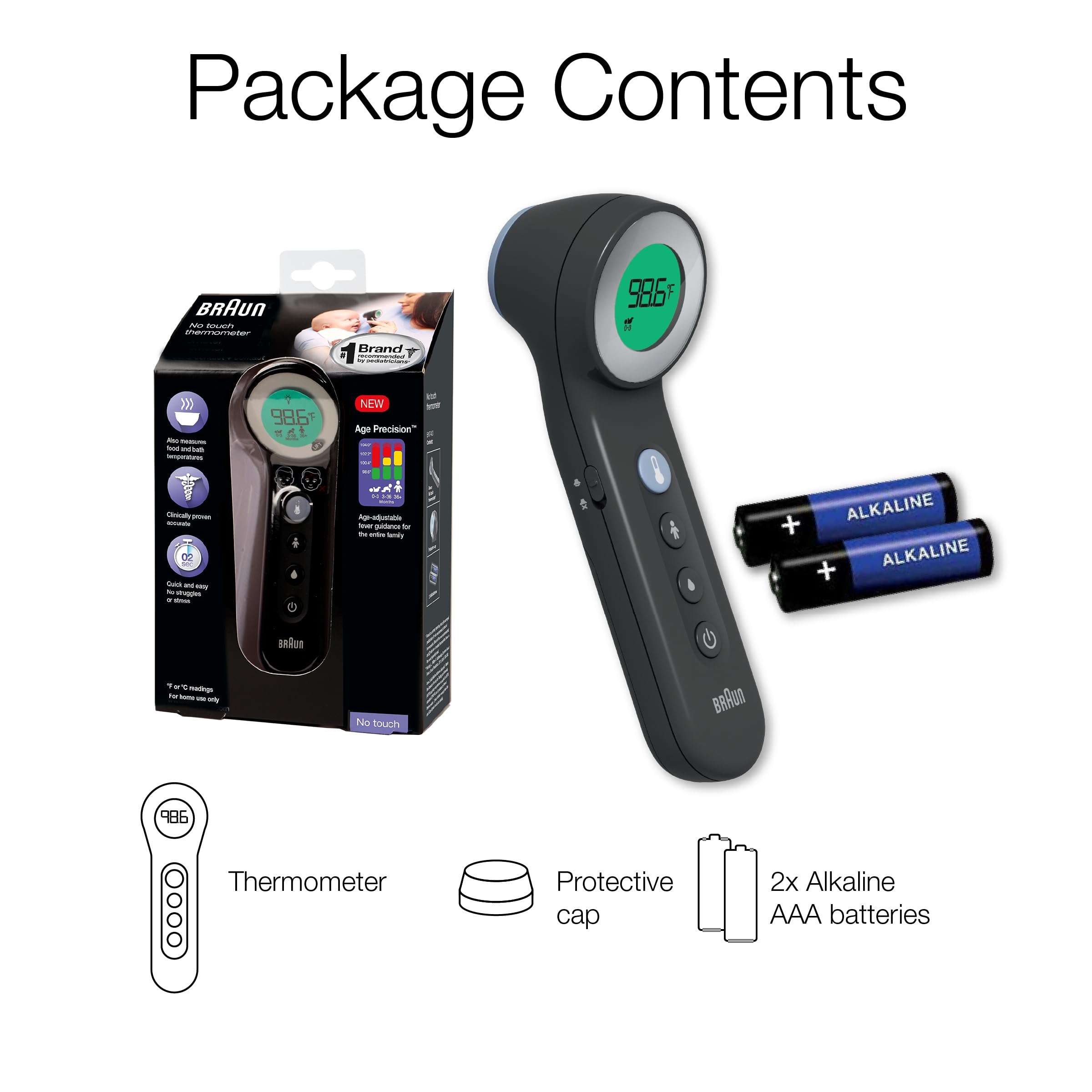 Braun Sensian 7 con capuchón protector y pilas AAA listas para usar