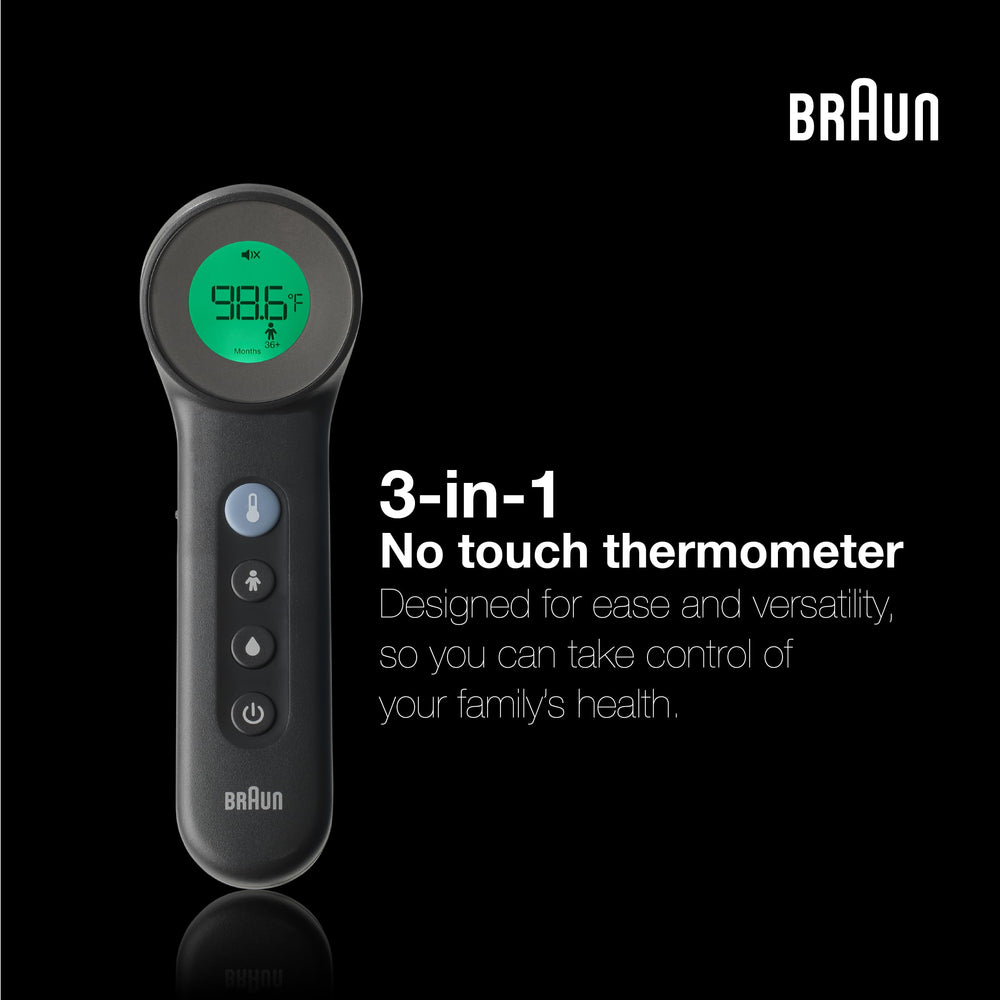 Braun Sensian 7 junto a una regla para comparar tamaño y portabilidad