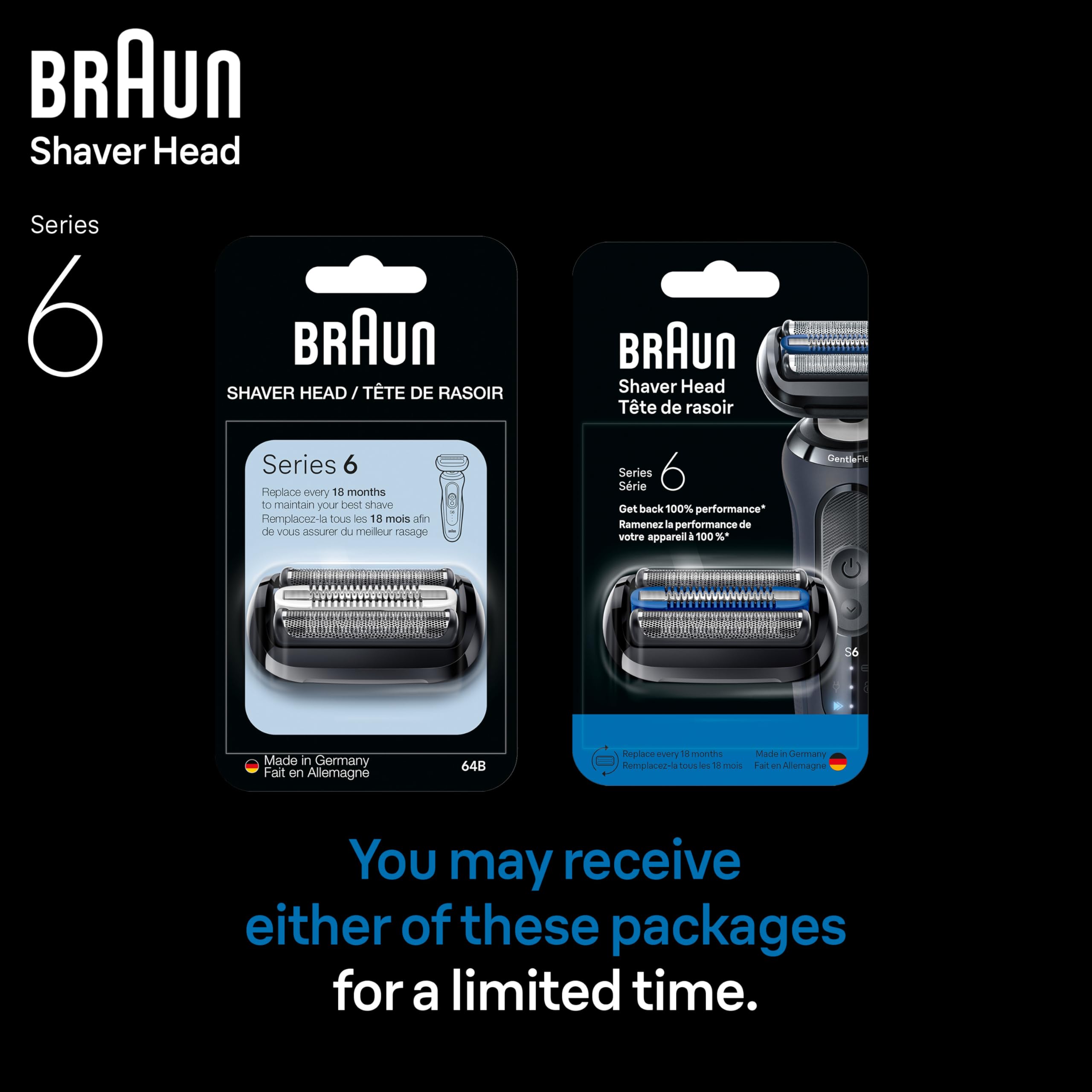 Braun cabezal en entorno de baño, ideal para piel sensible y cómodo