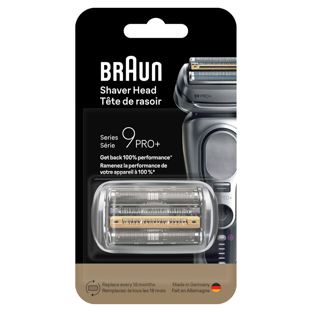 Braun Series 9 vista inferior del bloque de corte optimizado