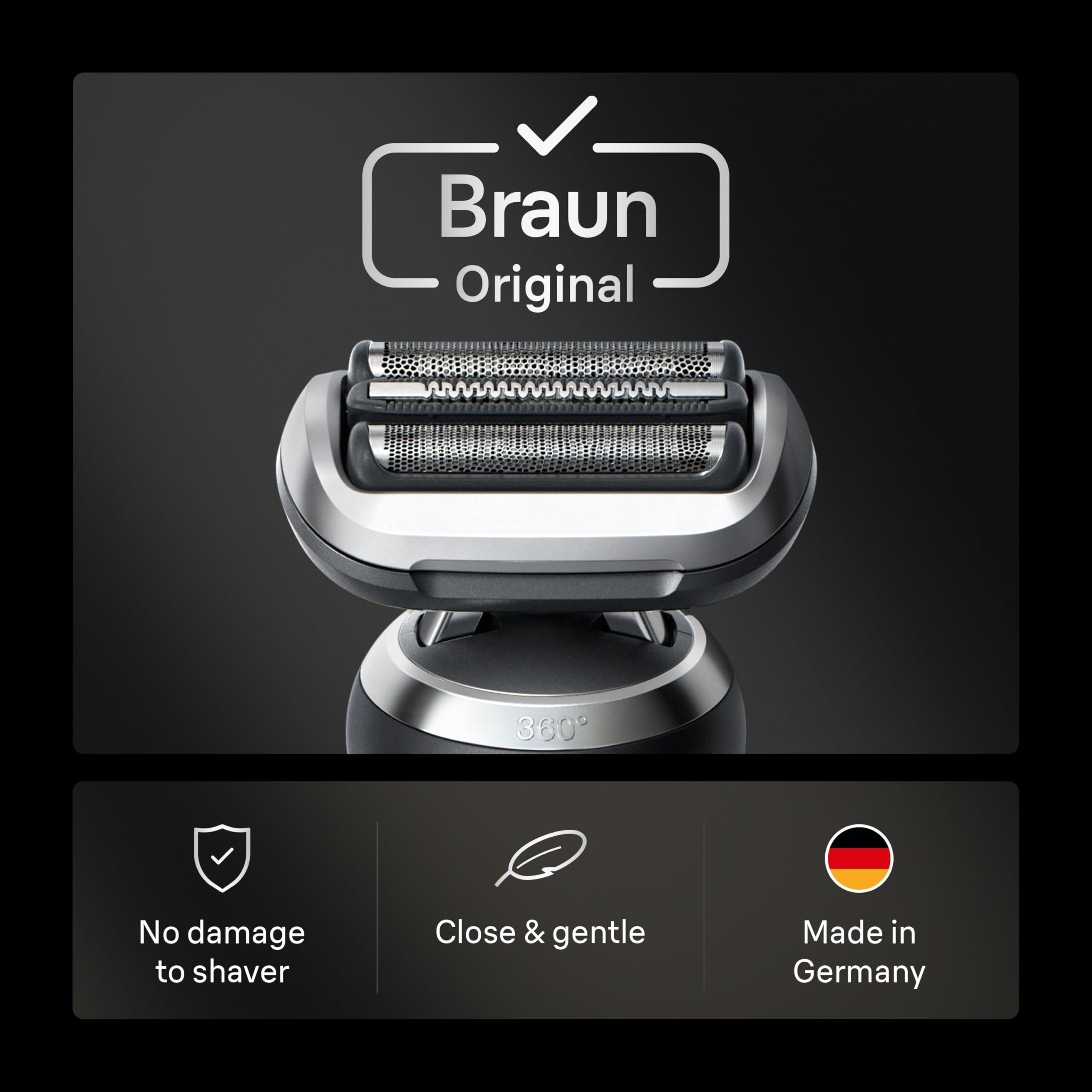 Braun primer plano de lámina y bloque cortante para mejor apurado