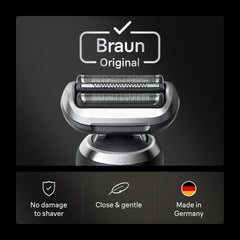 Braun primer plano de lámina y bloque cortante para mejor apurado