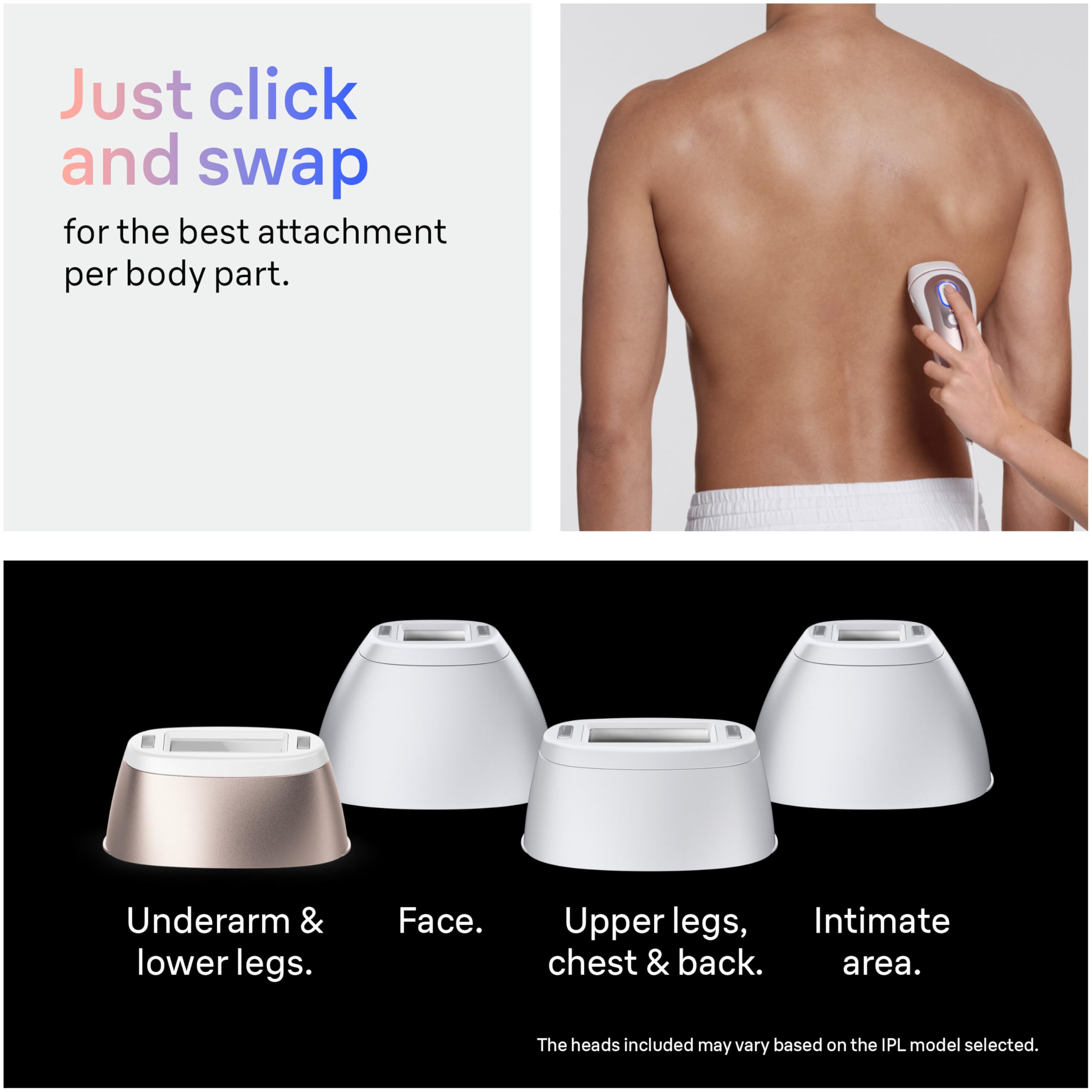 Braun con maquinilla Venus y accesorios para retoques eficaces