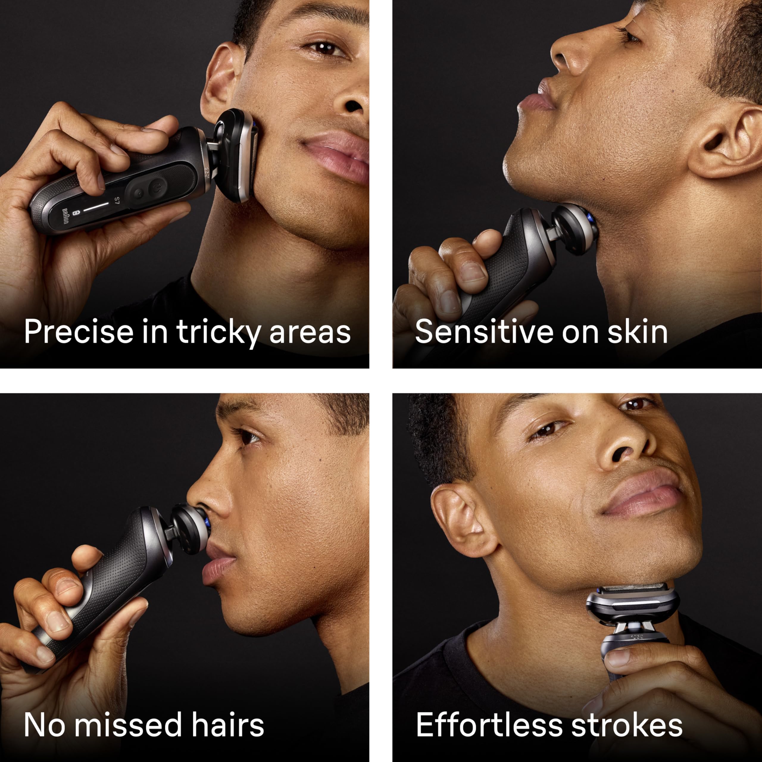 Braun SmoothShave cuchilla detalle para cortar vello largo sin tirones
