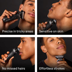 Braun SmoothShave cuchilla detalle para cortar vello largo sin tirones