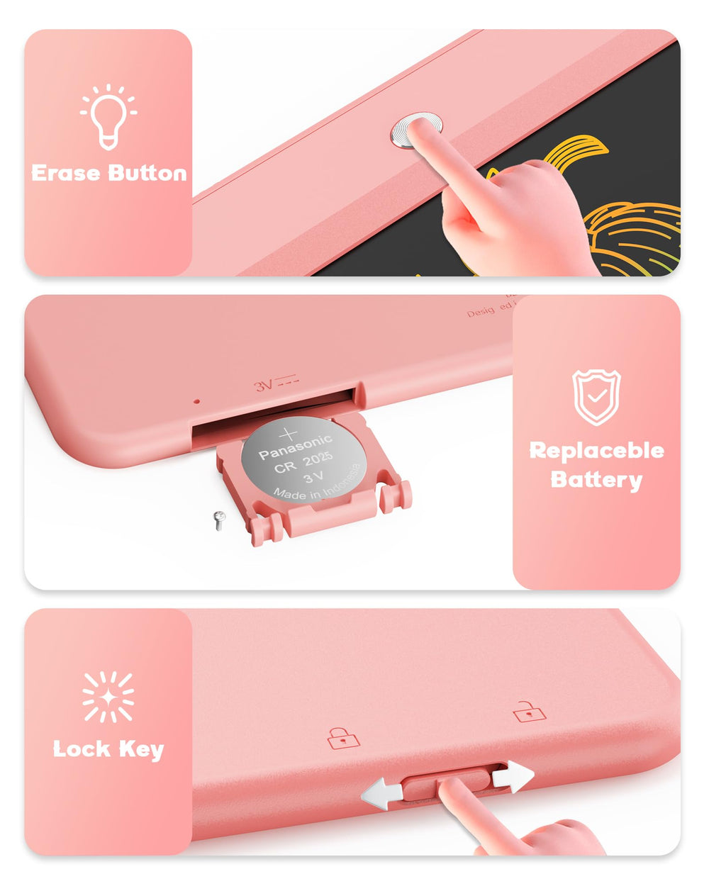 bravokids stylus dibujando, muestra trazos de distinto grosor