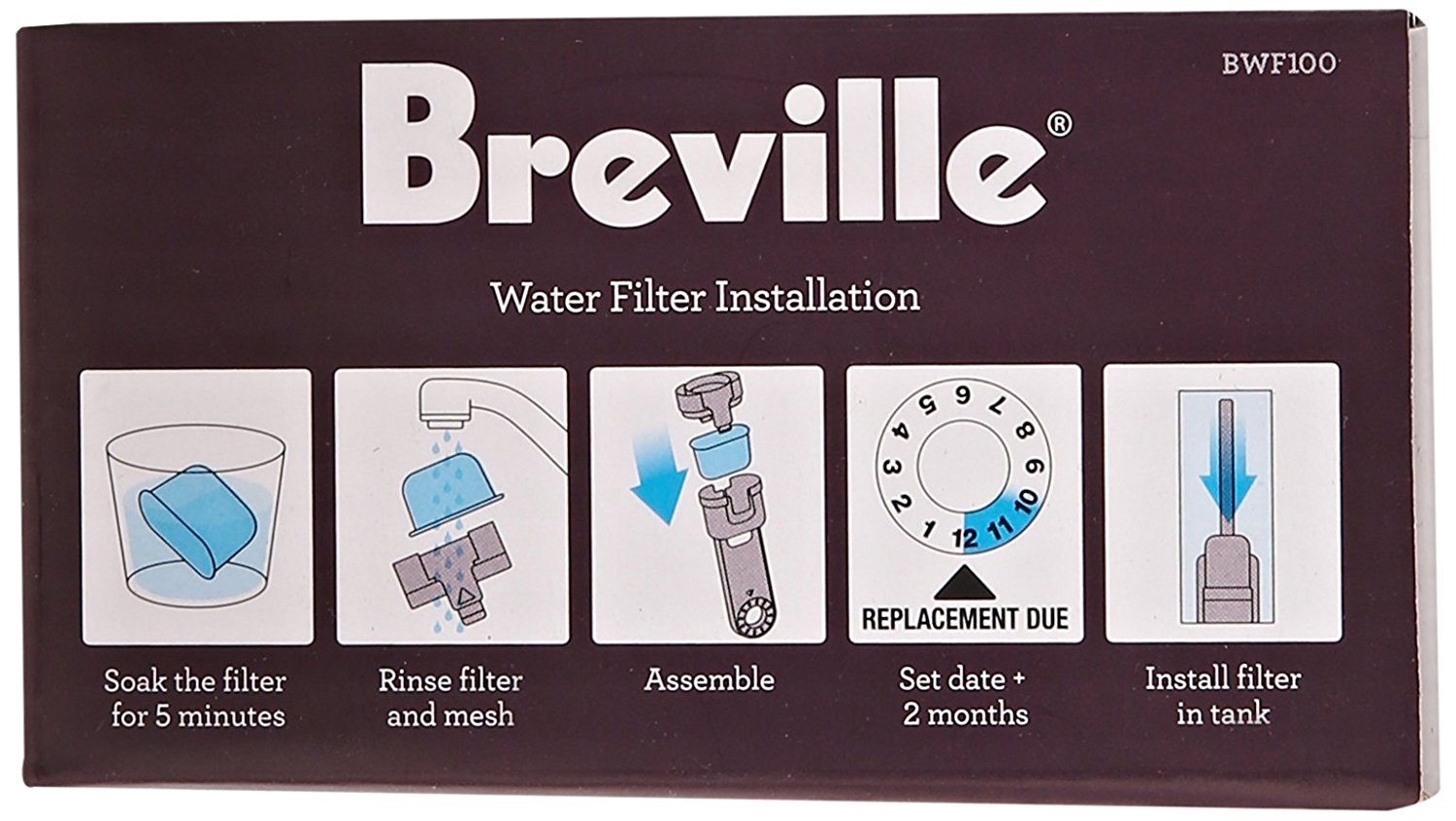 Breville filtros junto a cafetera en encimera mantiene calidad constante