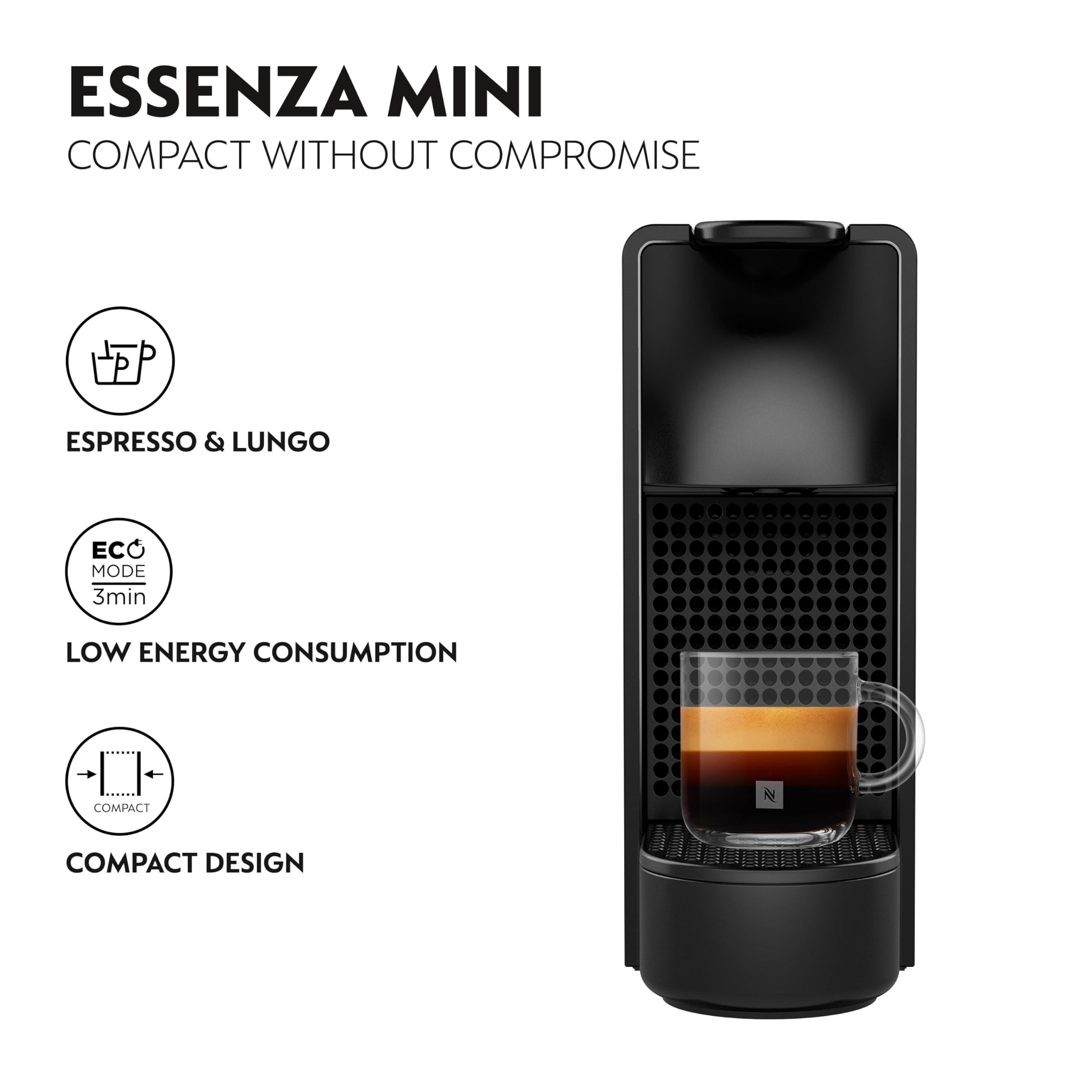 Breville Essenza Mini depósito de agua extraíble para rellenar fácil