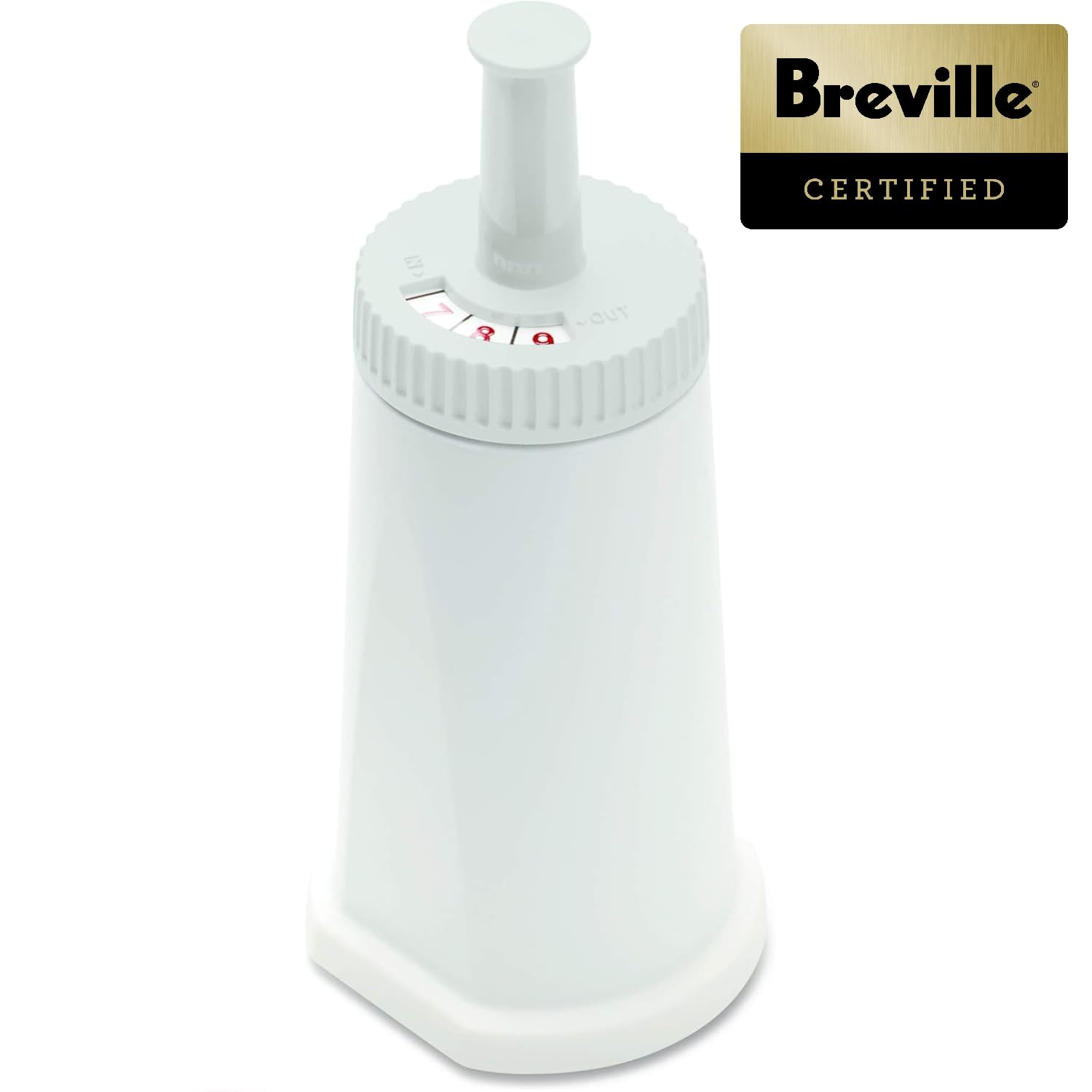 Breville detalle del filtro ClaroSwiss, muestra el material y protección