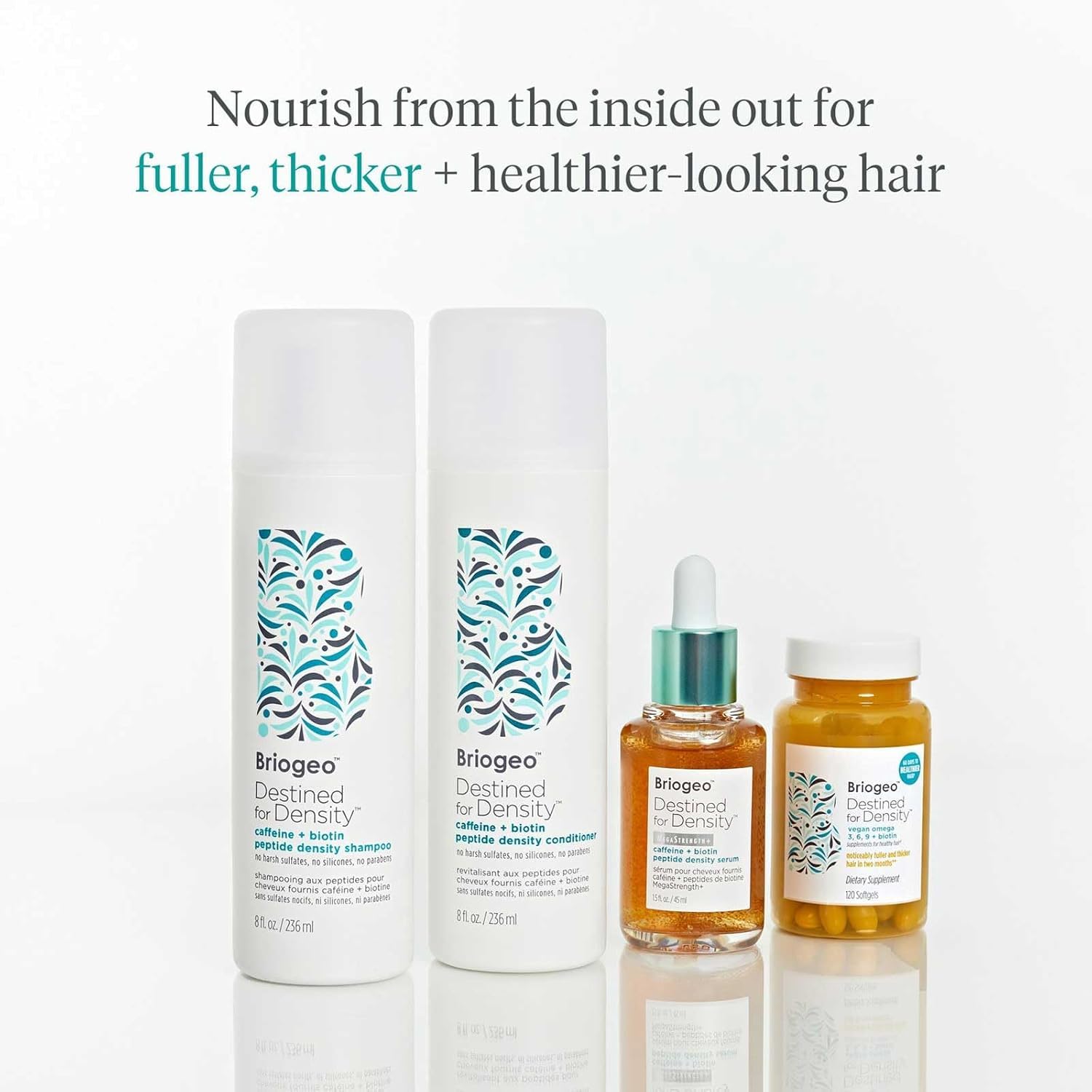 Briogeo aplicación sobre cabello húmedo para mejorar volumen y manejabilidad