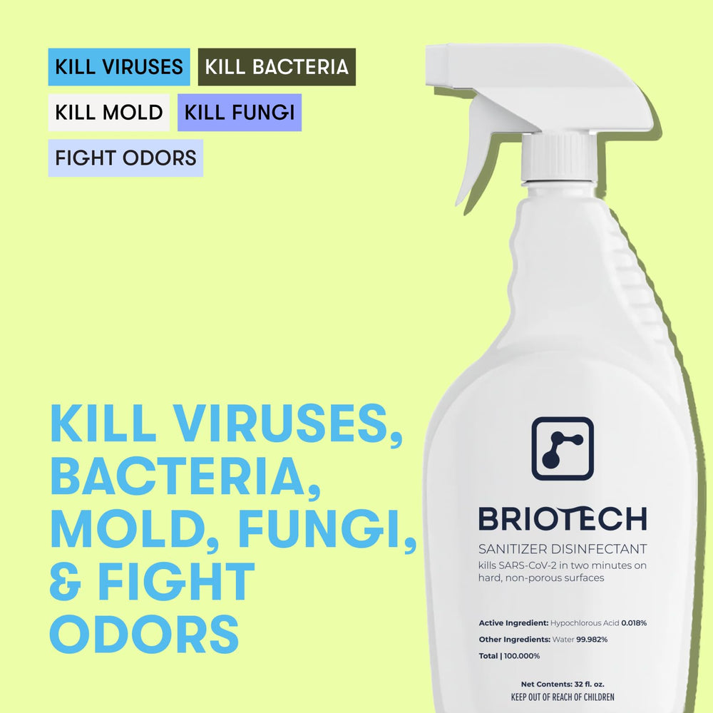 BRIOTECH atomizador en primer plano que facilita aplicación precisa