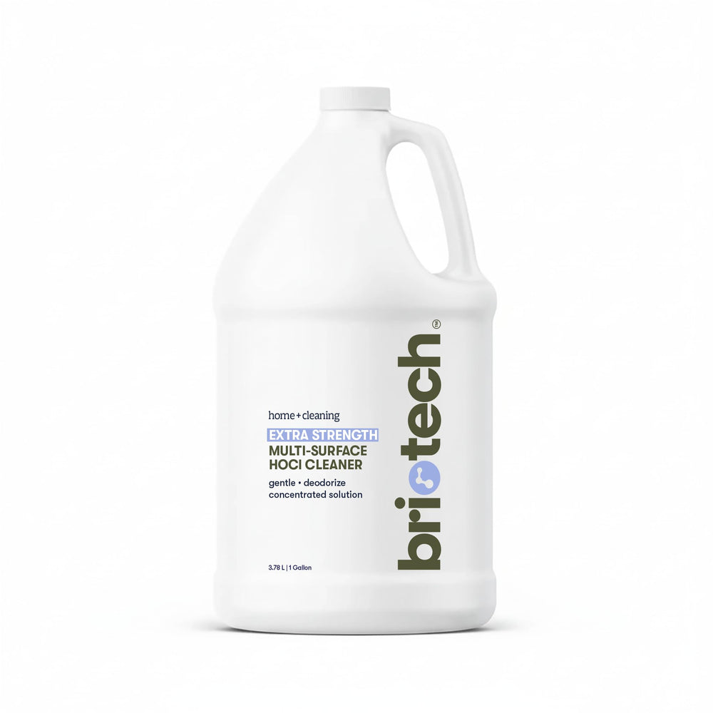 BRIOTECH garrafón frontal mostrando envase para aplicaciones de alto volumen