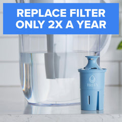 BRITA textura de la matriz fibrosa que evita partículas negras en agua