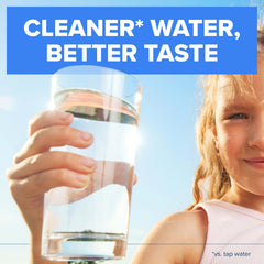 BRITA etiqueta del filtro con información de compatibilidad y certificaciones