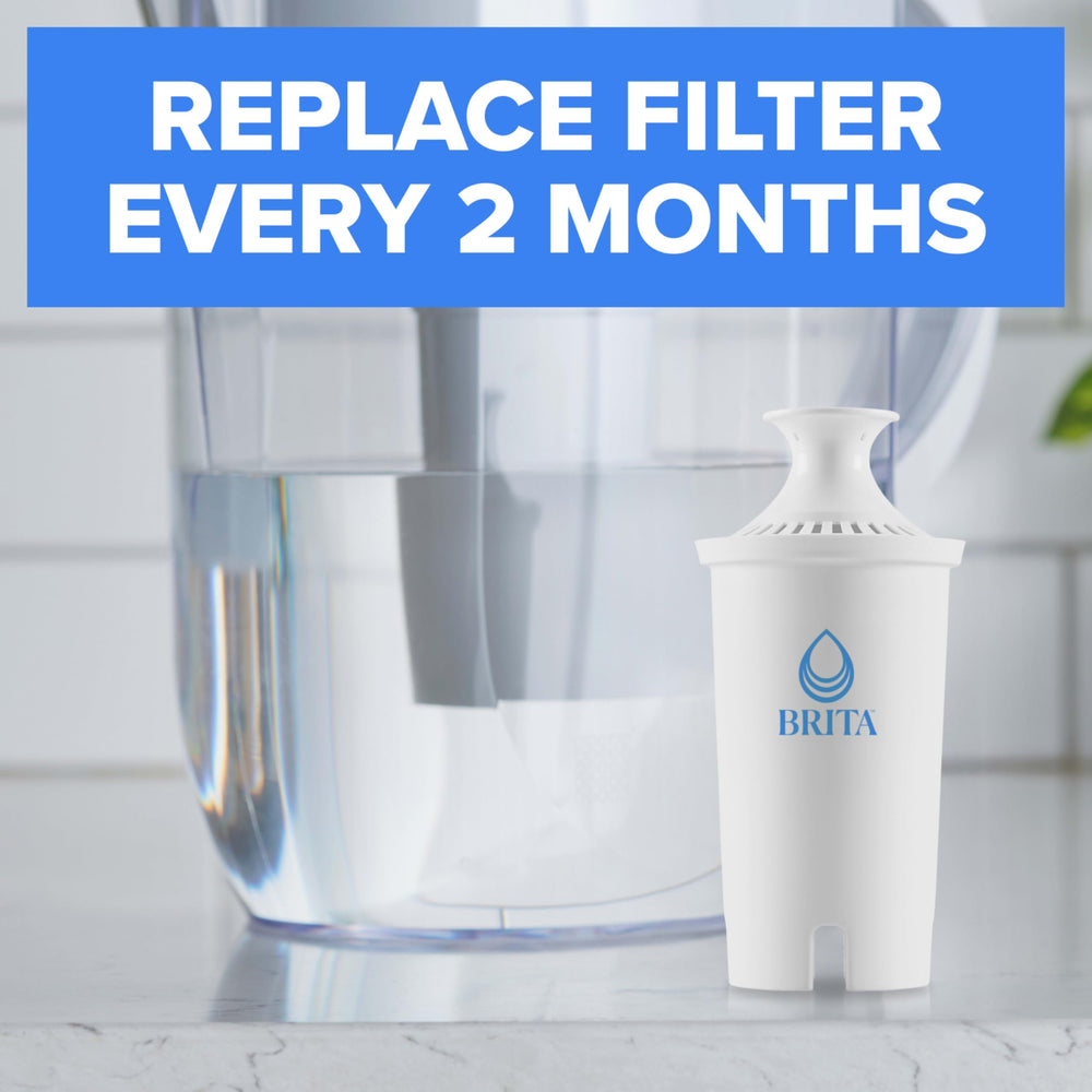 BRITA filtro instalado en jarra BRITA demostrando uso inmediato