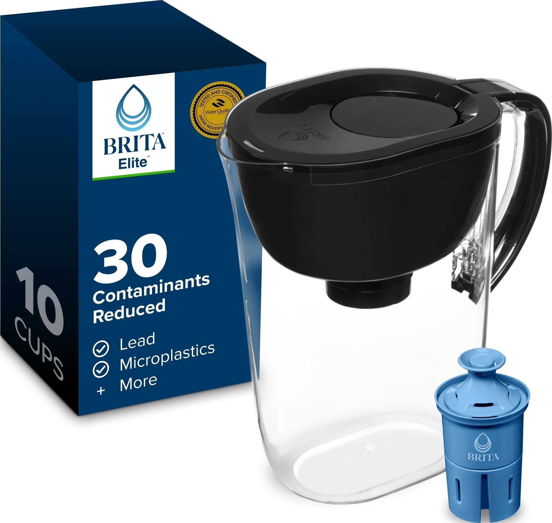 BRITA jarra Everyday Elite frontal mostrando diseño y capacidad