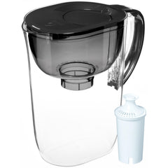 Brita Metro vista lateral indicando capacidad de 10 tazas para uso diario