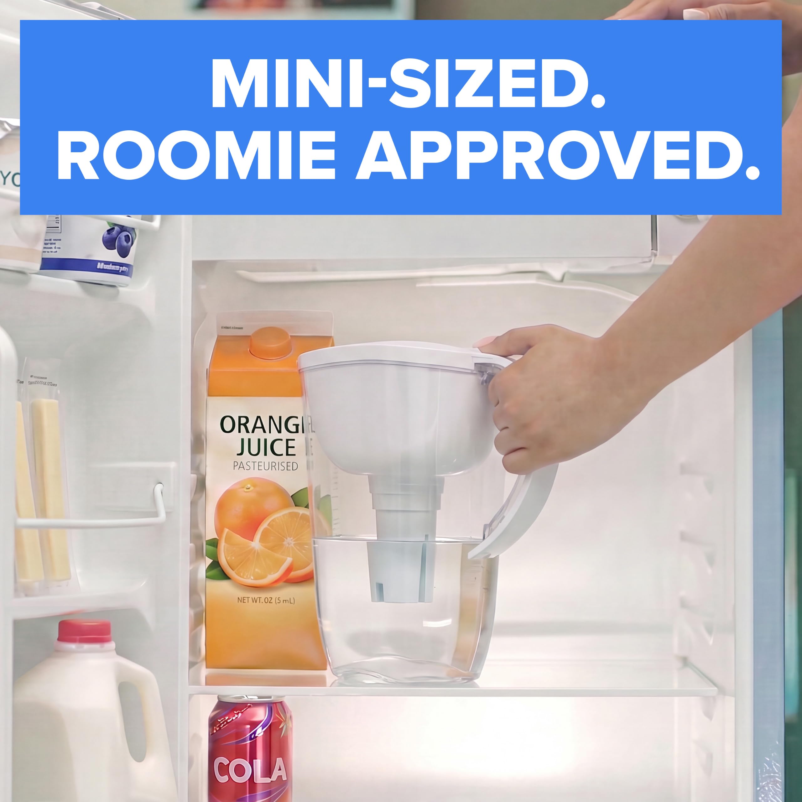 BRITA detalle del material sin BPA, seguridad y durabilidad