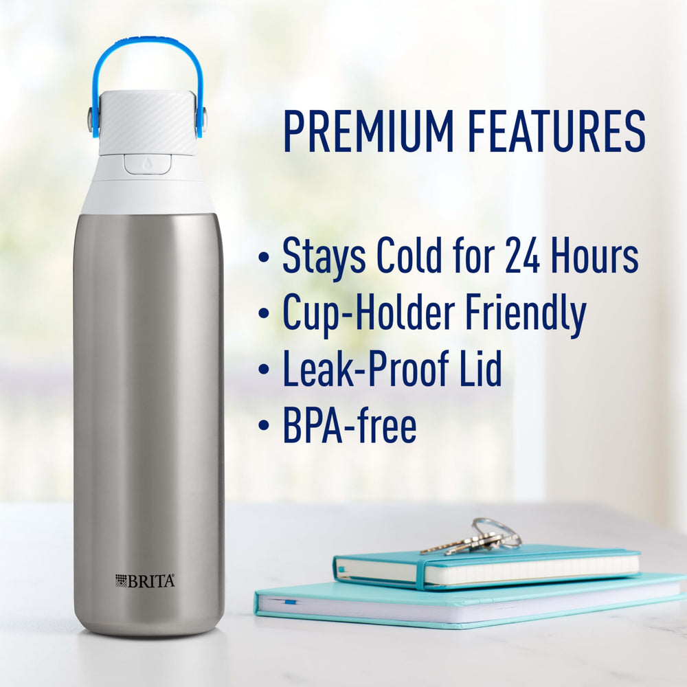 BRITA corte de la pared doble que mantiene el agua fría hasta 24 horas