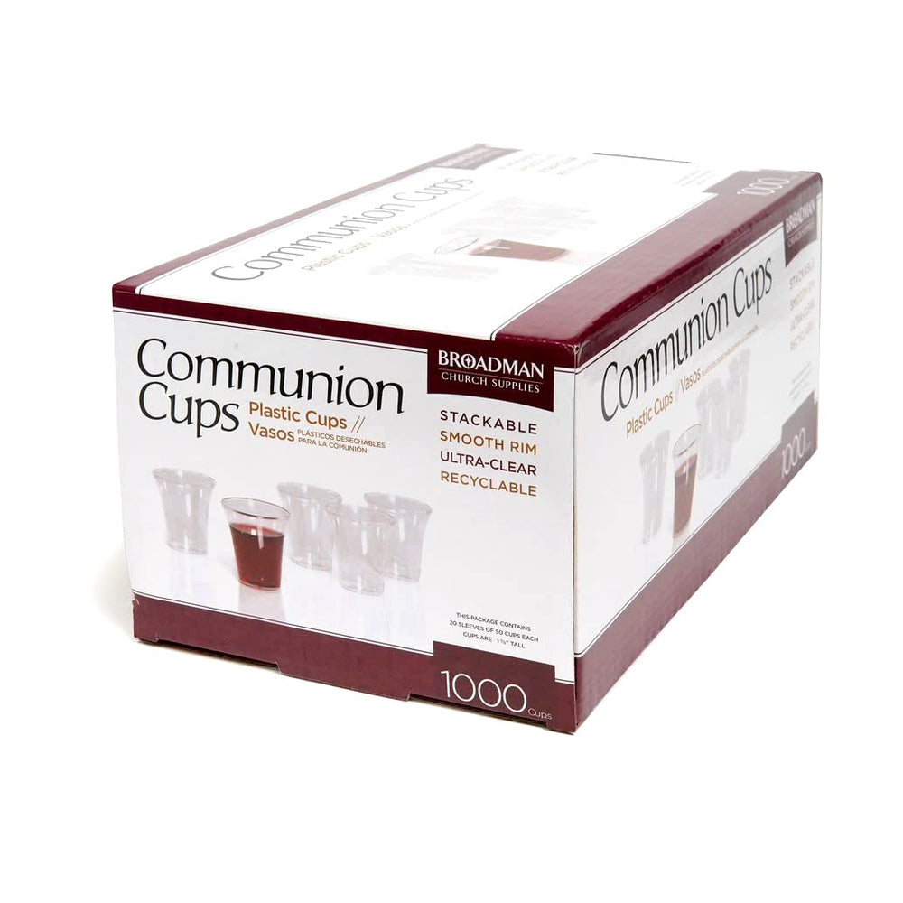 BROADMAN varios vasos alineados en bandeja estándar para servicio rápido
