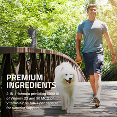 Bronson etiqueta con información nutricional y prueba de calidad visible