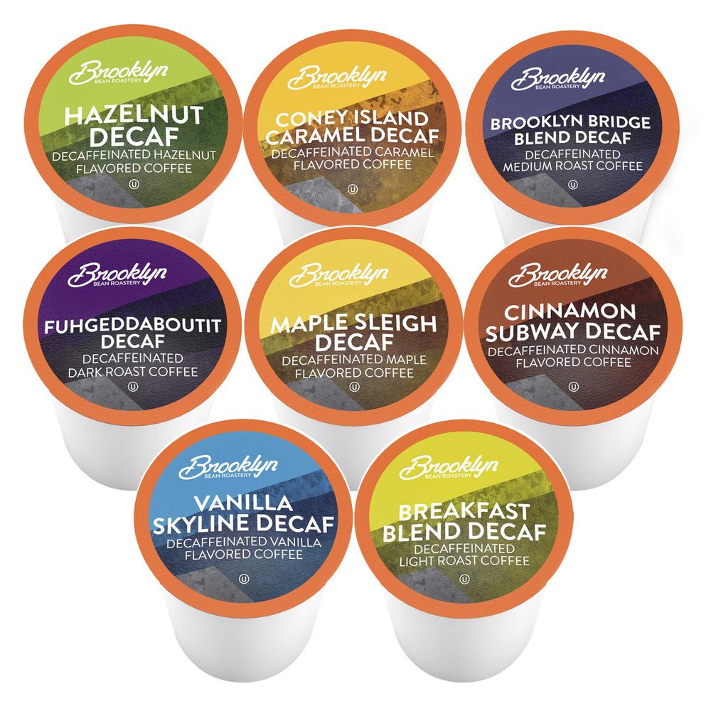 Brooklyn Beans pod labels showing roast variety and clear flavor identification