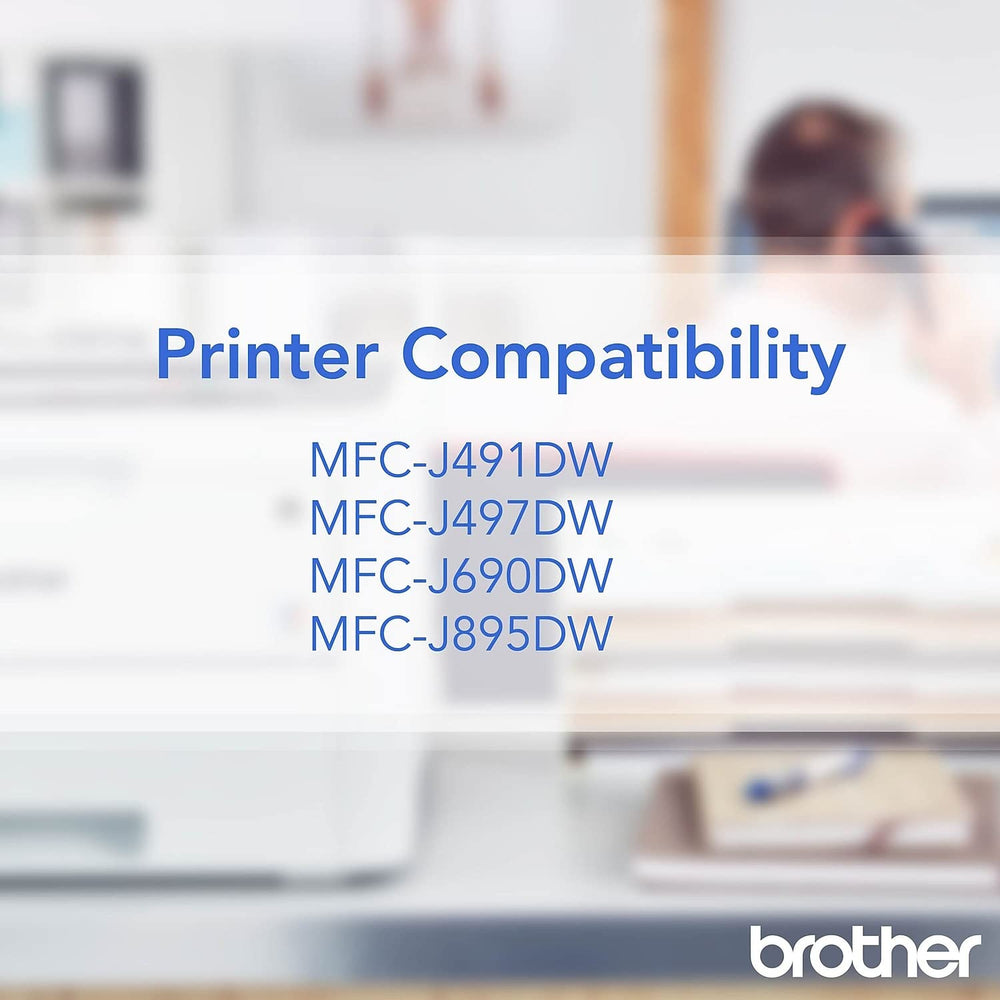 Brother cartuchos instalados en impresora Work Smart, cambio rápido y sin herramientas
