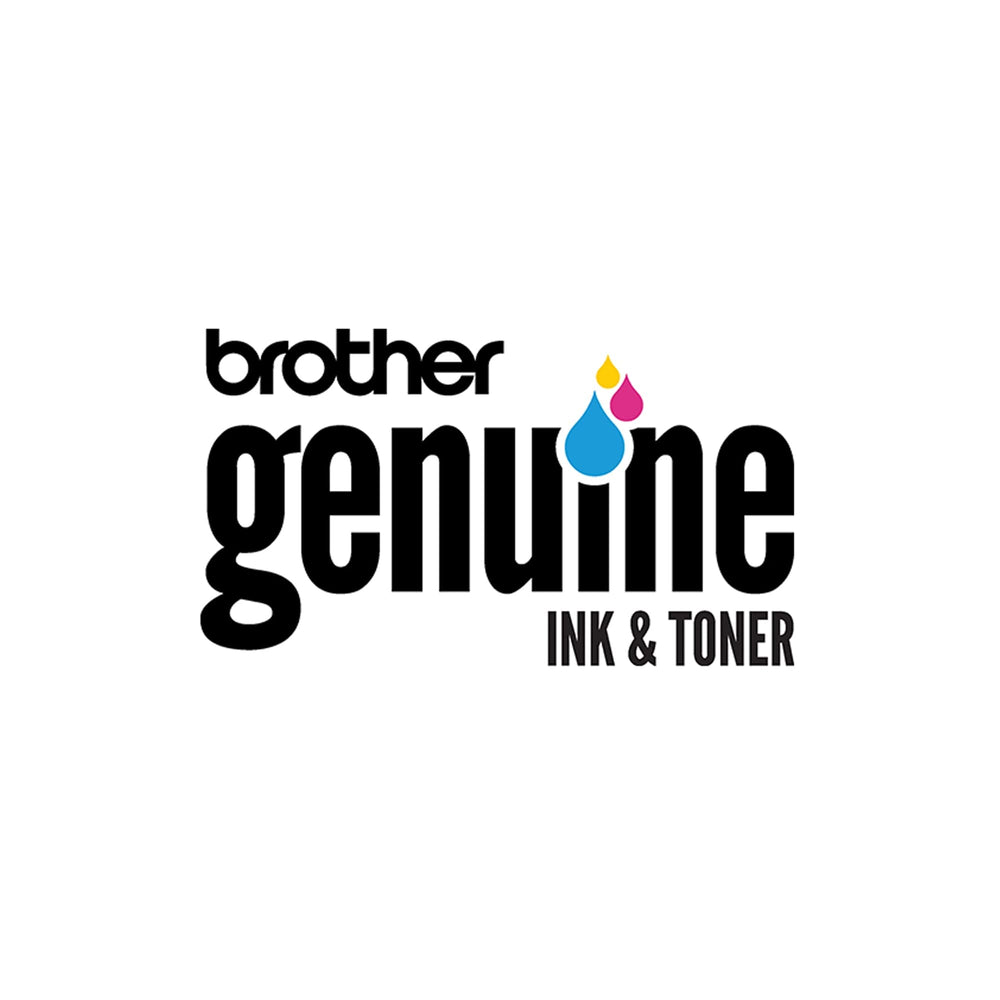 Brother LC404BK gota de tinta mostrando negro intenso y alta nitidez
