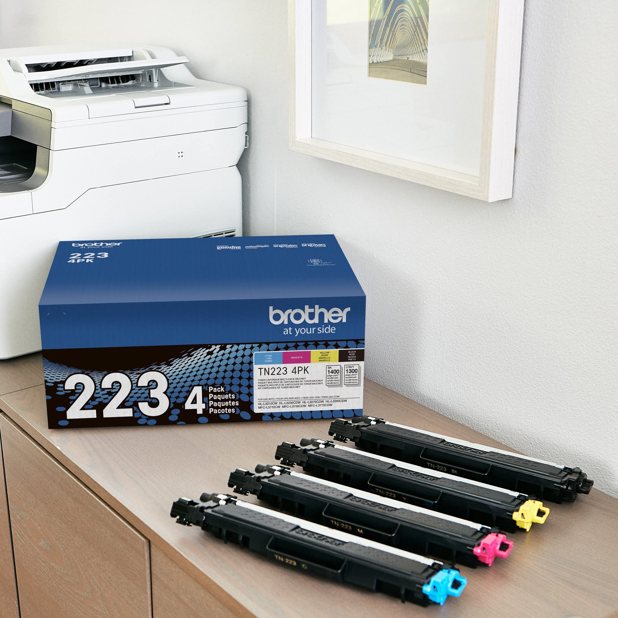 Brother cartucho magenta primer plano con tono intenso y durabilidad