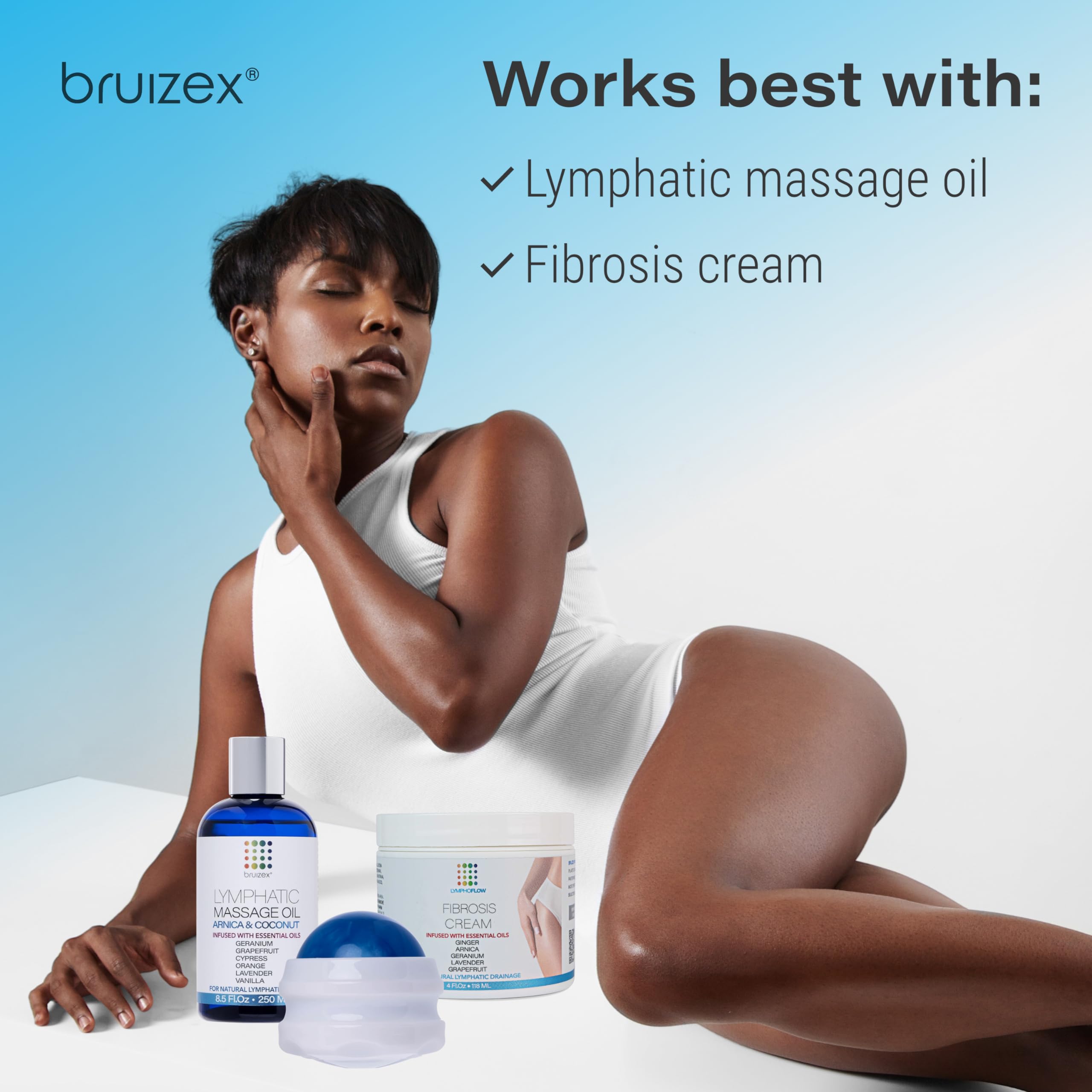 Bruizex en entorno profesional de masaje demostrando uso clínico