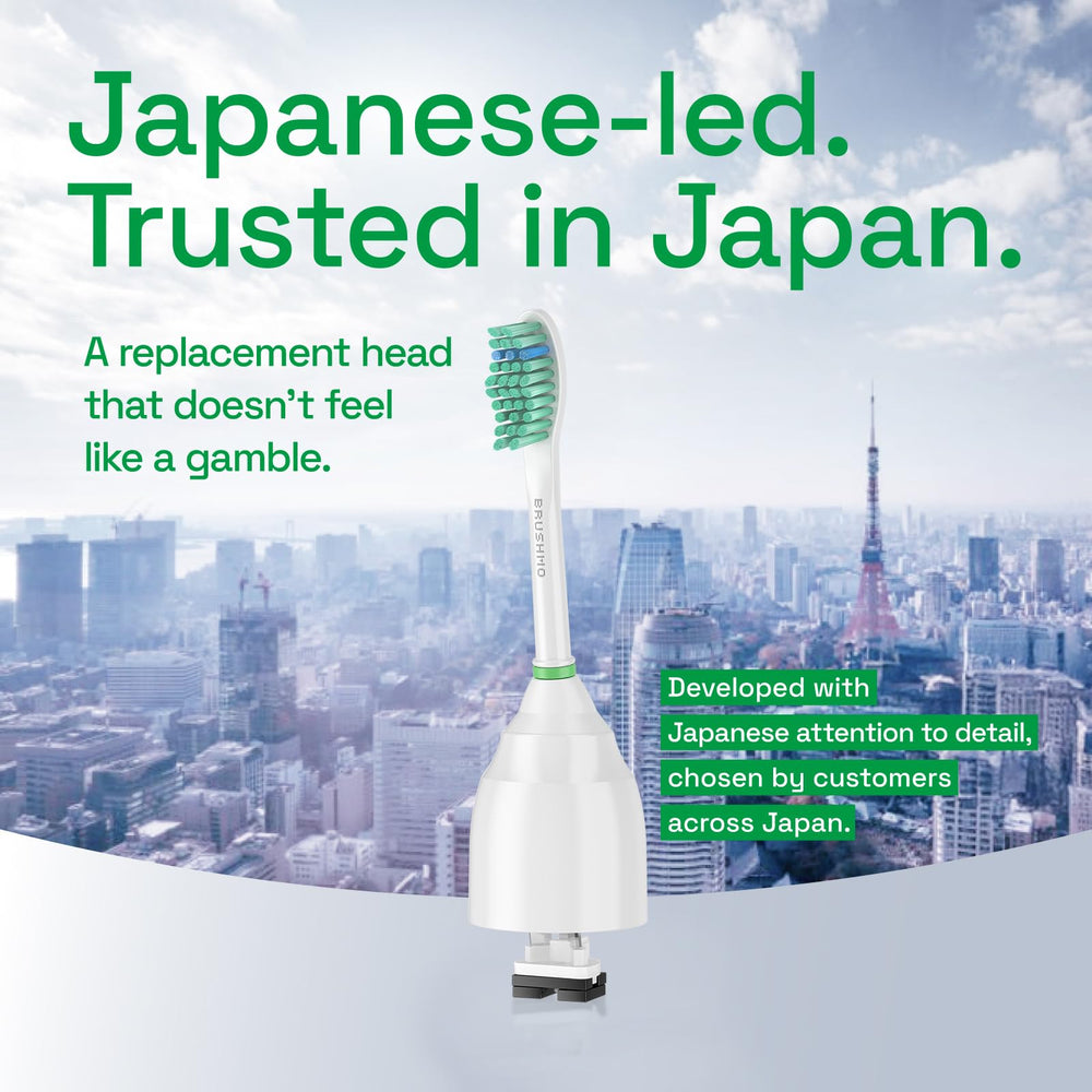 Brushmo detalle de cerdas con indicador verde que muestra cuándo cambiar
