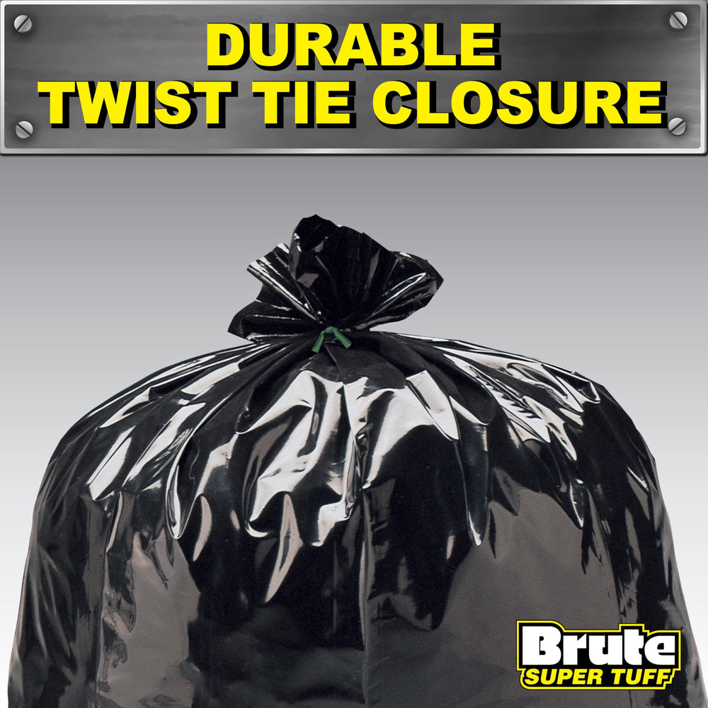 Brute Super Tuff bolsa colocada en contenedor de 55 galones para ajuste seguro