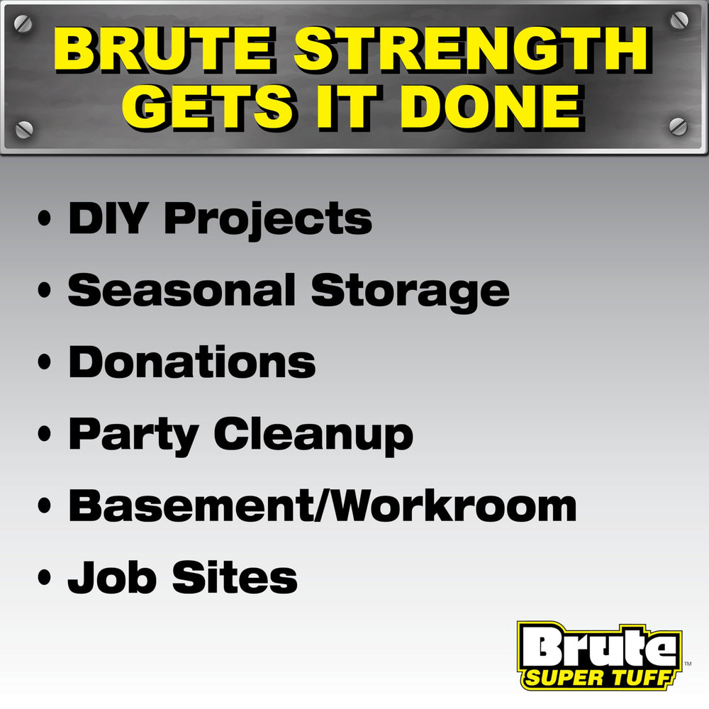 Brute Super Tuff demostración del cierre con brida para transporte sin derrames