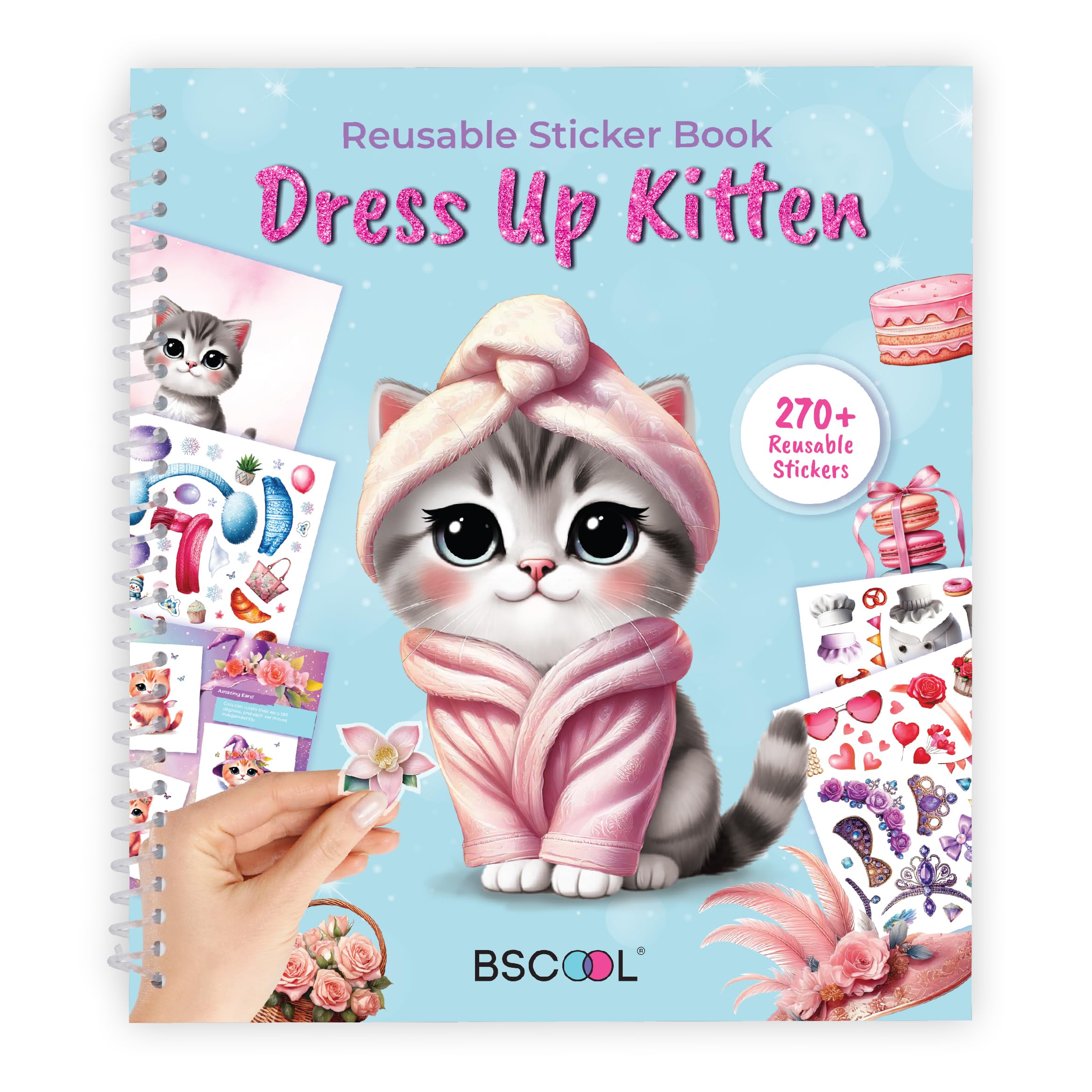 BSCOOL portada con la gatita y diseño atractivo para inspirar juego