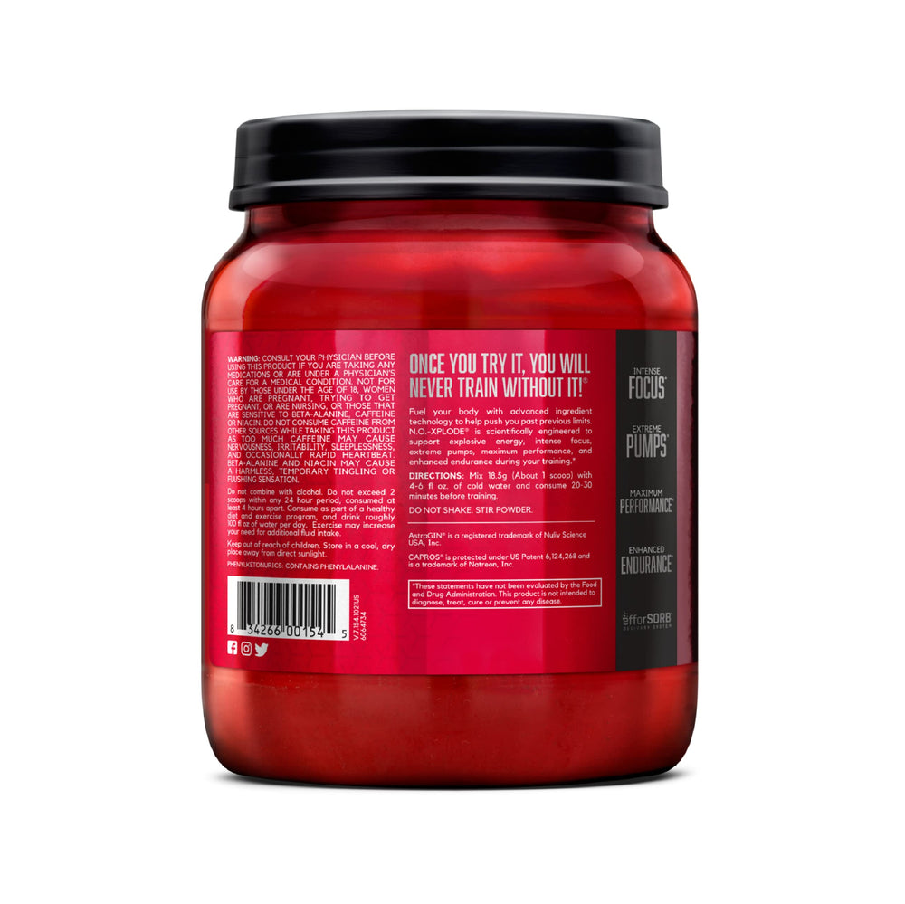 BSN N.O.-XPLODE estilo de vida con toalla y botella, ideal para gimnasio
