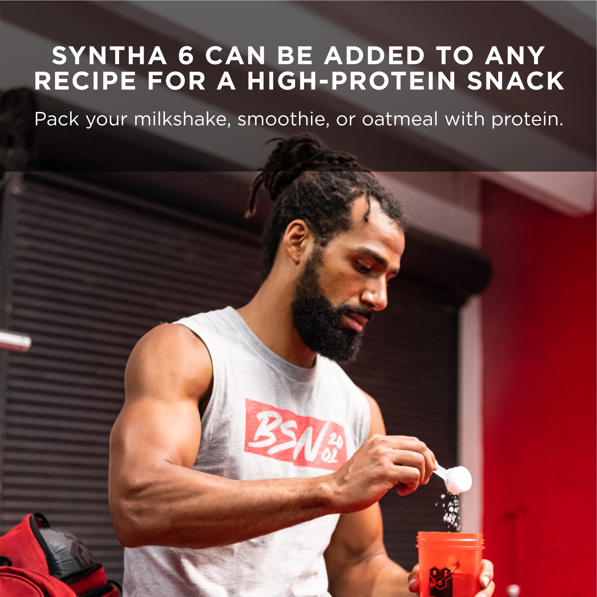 BSN batido en coctelera listo para consumir, conveniencia y sabor
