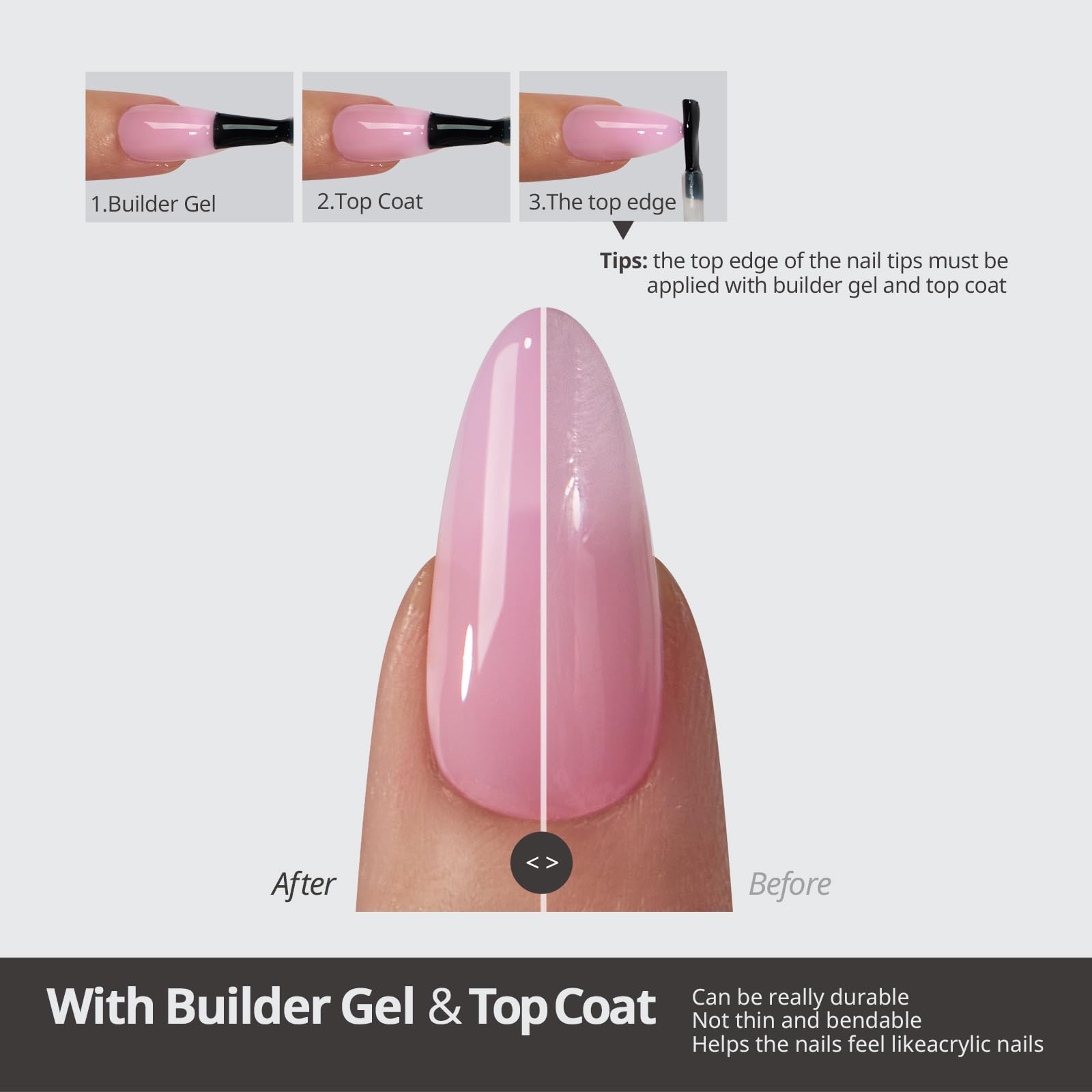 BTArtboxnails comparación de talla XS para ajuste cómodo y preciso