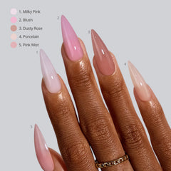 BTArtboxnails 16 tallas ordenadas demostrando ajuste inmediato sin limado