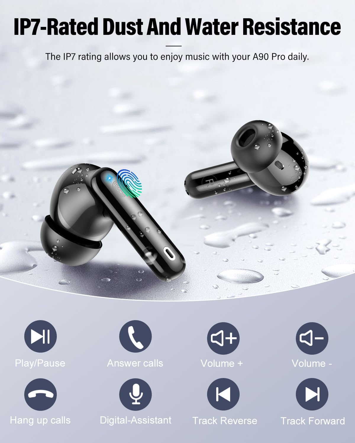 Btootos cable USB-C junto al estuche mostrando carga rápida