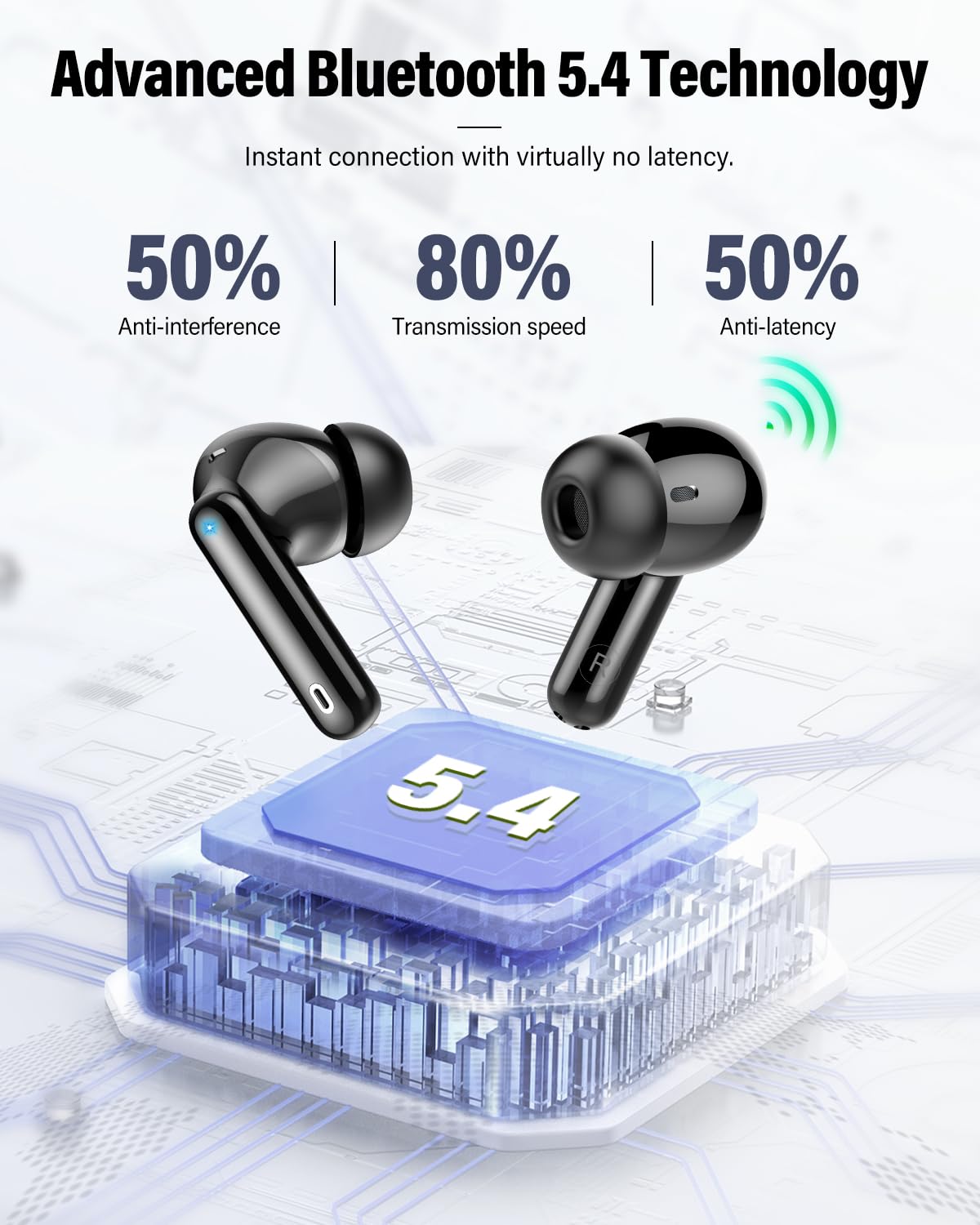 Btootos auricular en uso durante deporte, ajuste seguro y resistente