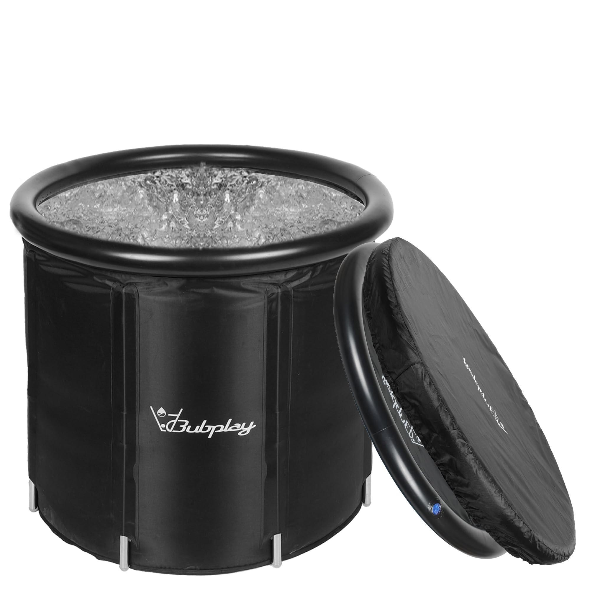 Bubplay vista frontal bañera XL mostrando espacio y estabilidad