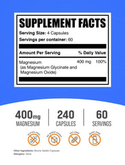 BulkSupplements detalle de una cápsula para ver textura y buena calidad de formulación