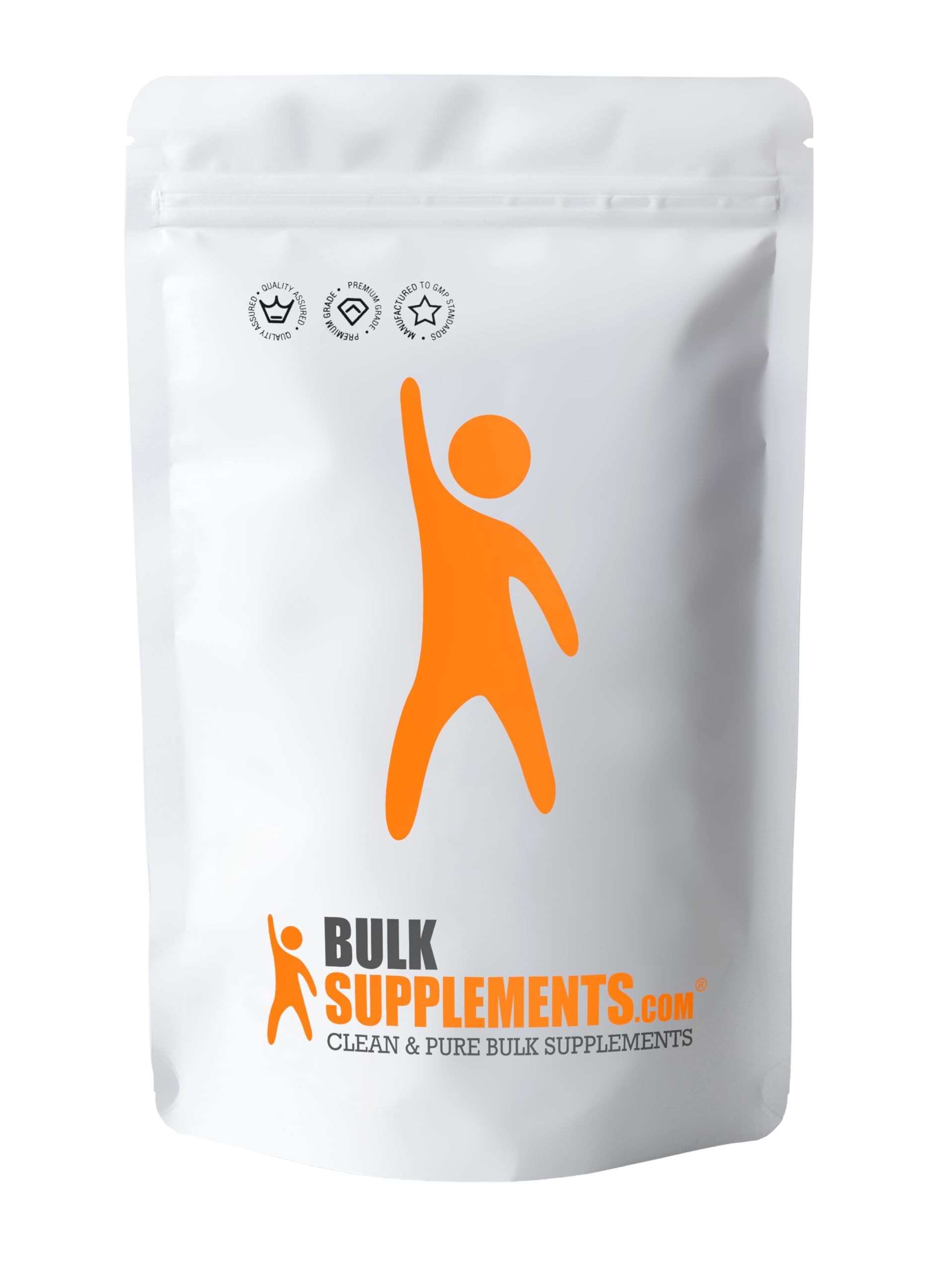 BulkSupplements envase con lista simple de ingredientes, tranquilidad para el usuario